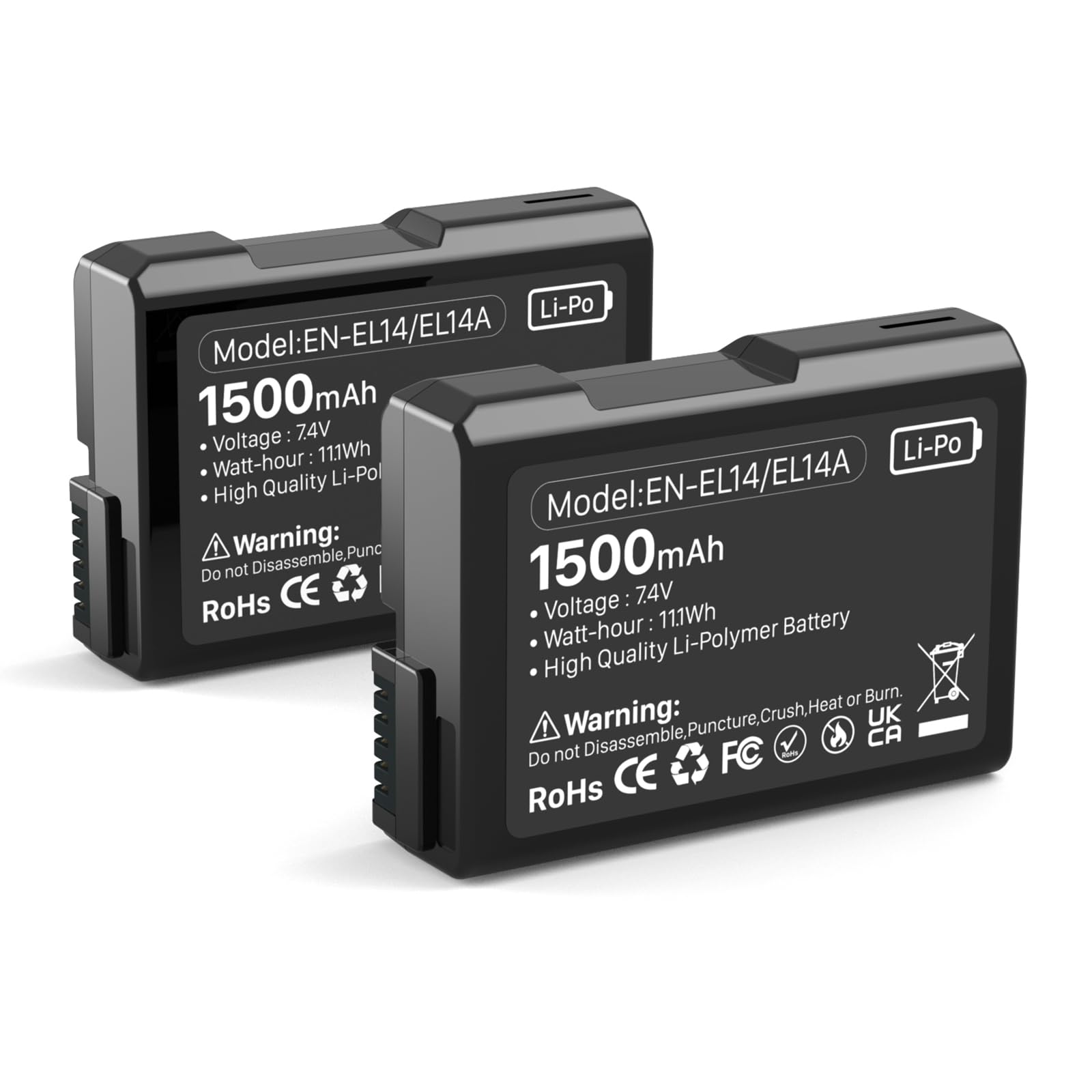 Batéria EN-EL14 (900 mAh) akumulátor pre Nikon Coolpix P7700, P7100