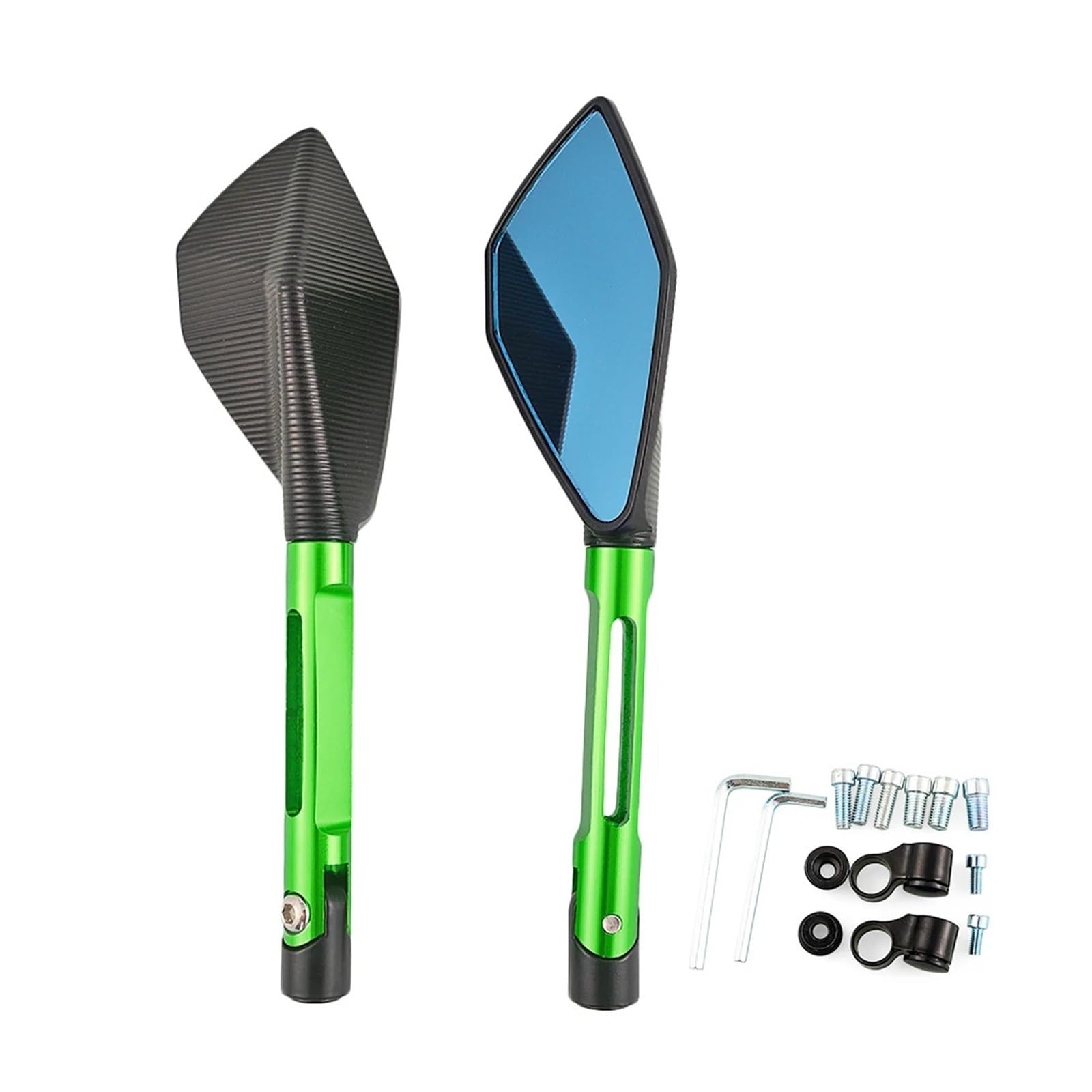 Moto Lusterko końcówkowe kierownicy Motocyklowa k Pasuje Do Ninja 300 250 650 Z750 Dla Z900 Z800 Er6n Z1000 Uniwersalne Akcesoria Motocyklowe 8mm 10mm