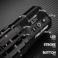 Vista 3 de MAST TATTOO Batería inalámbrica para máquina de lápiz de tatuaje Fold Pro