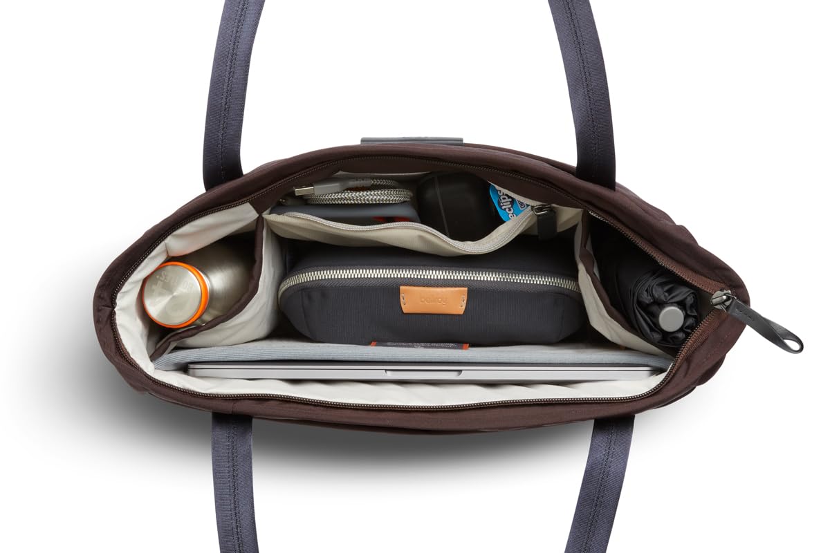 Bellroy Tokyo Wonder Tote (borsa per notebook da 12 L, per un notebook da 14") - DeepPlum