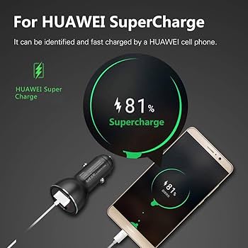 Amazon.co.jp: Huawei Superchargeカーチャージャー、9V/2A車用