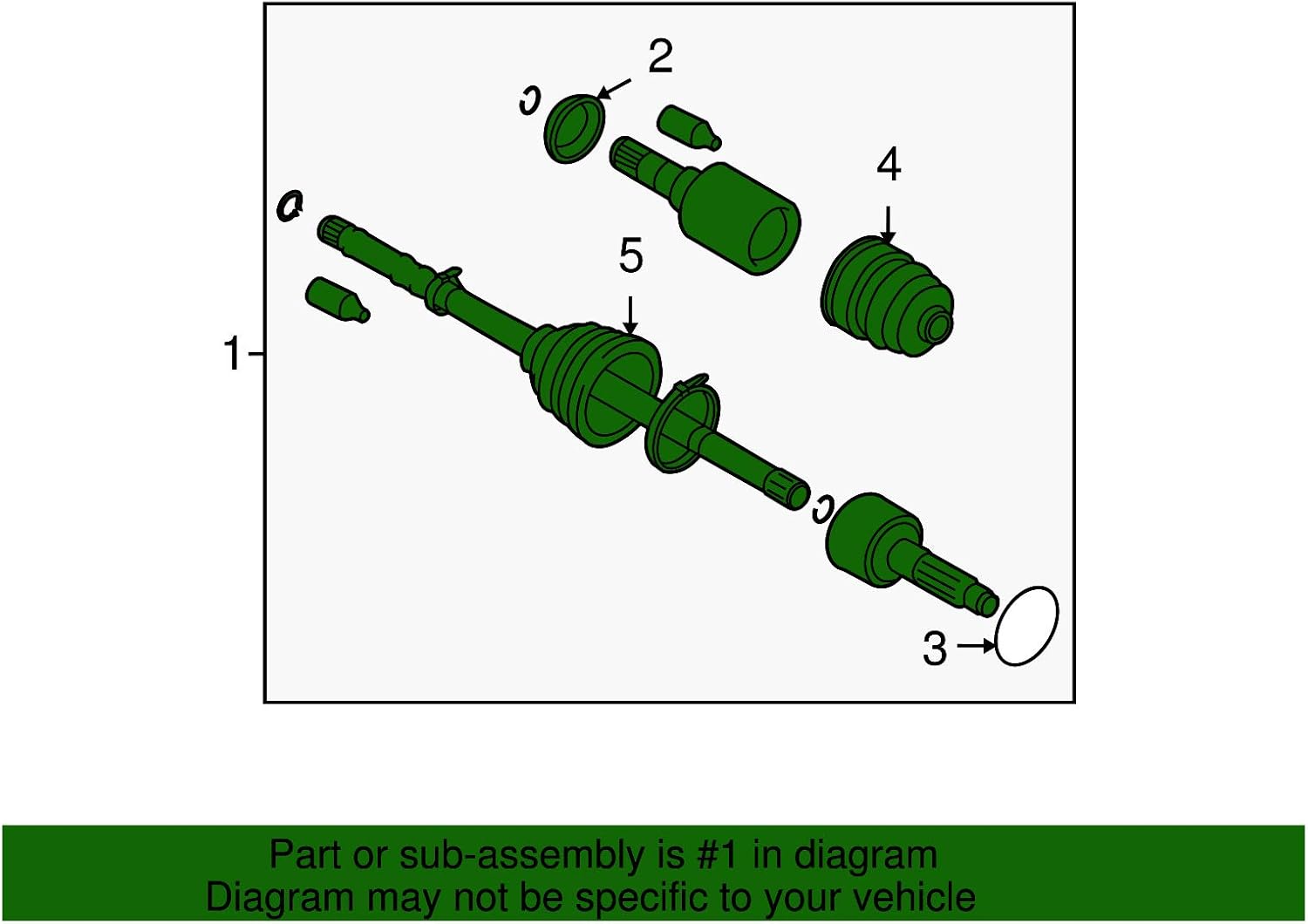 Subaru Cv Axle Shaft - 28321SC003