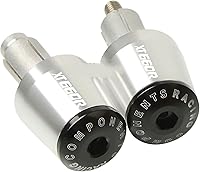 Vista 9 de Contrapeso motocicleta 7/8 "0.866 in manillar mano agarres mango barra tapa final para Yamaha XT660 R XT660R 2004-2017 2016 2015 2014 2013 2012 2011