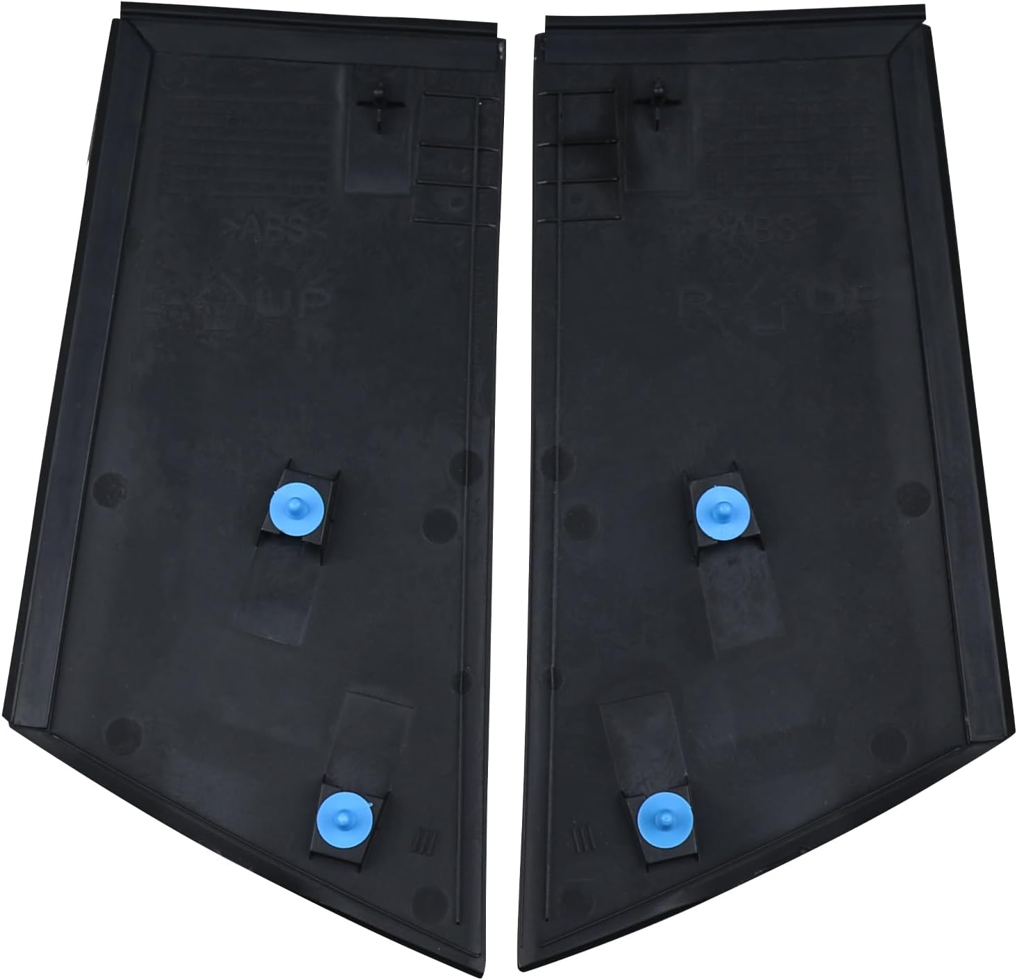 Door Window Pillar Posts Trim Cover Left&Right Finisher Lock Pillar Glossy Black Compatible with 2009-2020 Ni-ss-an 370Z Replaces 76890-1EA0A 76891-1EA0A