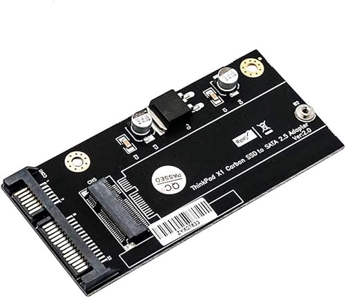 HLT X 1 - Adaptador SSD de carbono de 20+6 pines a SATA 2.5 para Thinkpad Lenovo