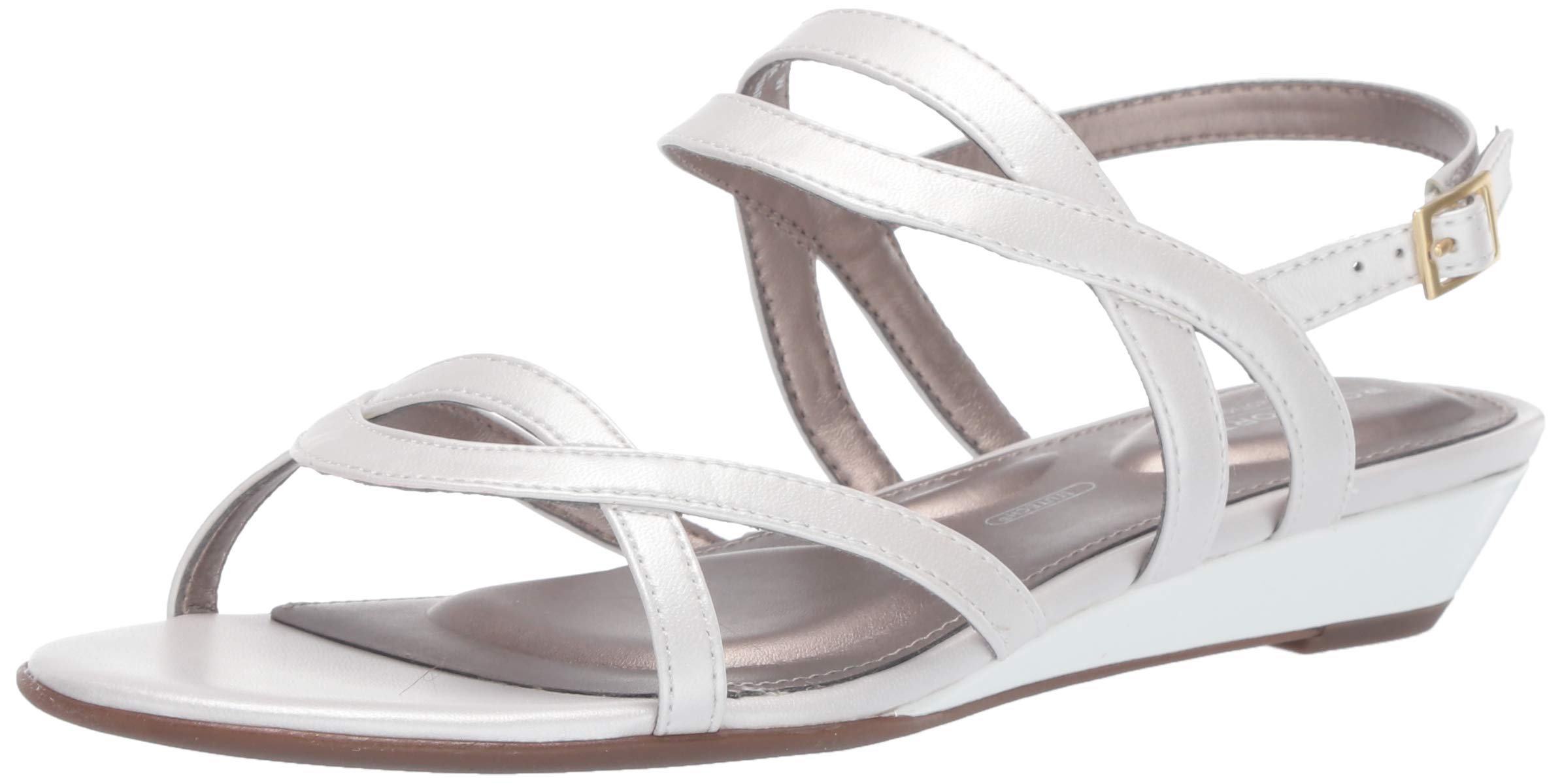 Rockport Tm Zandra Slingback Womens Wedge Sandal Desertcart