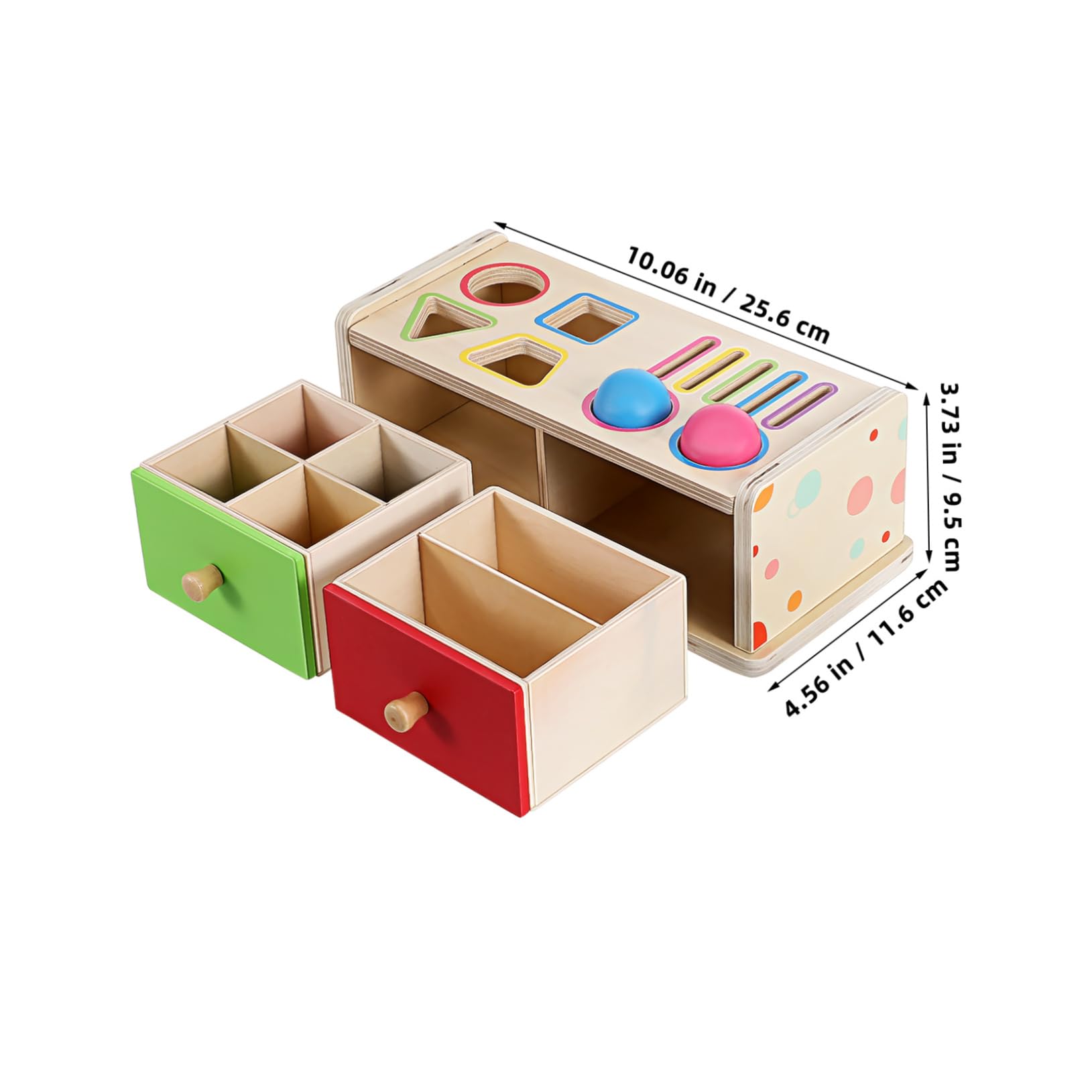 VICASKY Scatola Montessori di Blocchi Geometrici in Legno Giocattolo Puzzle di Abbinamento per Prima Infanzia Classificatore di Forme e Colori per Ragazzo Ragazza Piccoli