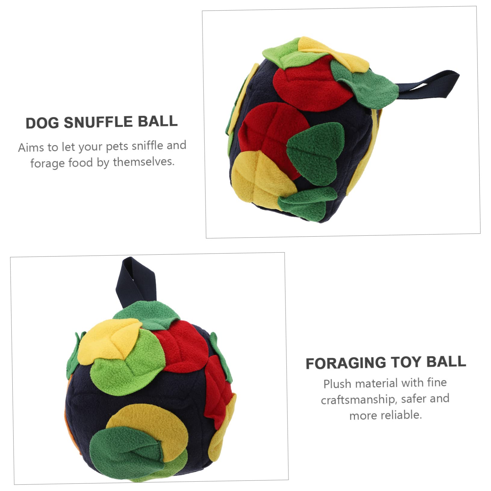 Supvox 3 STK Hund fehlt Futterball Kugel zur Abgabe von Speisen hängende Fütterung Hunde-intelligenzspielzeug hundeintelligenz Spielzeug Spielzeuge Auslaufende Nahrungsmatte Haustier