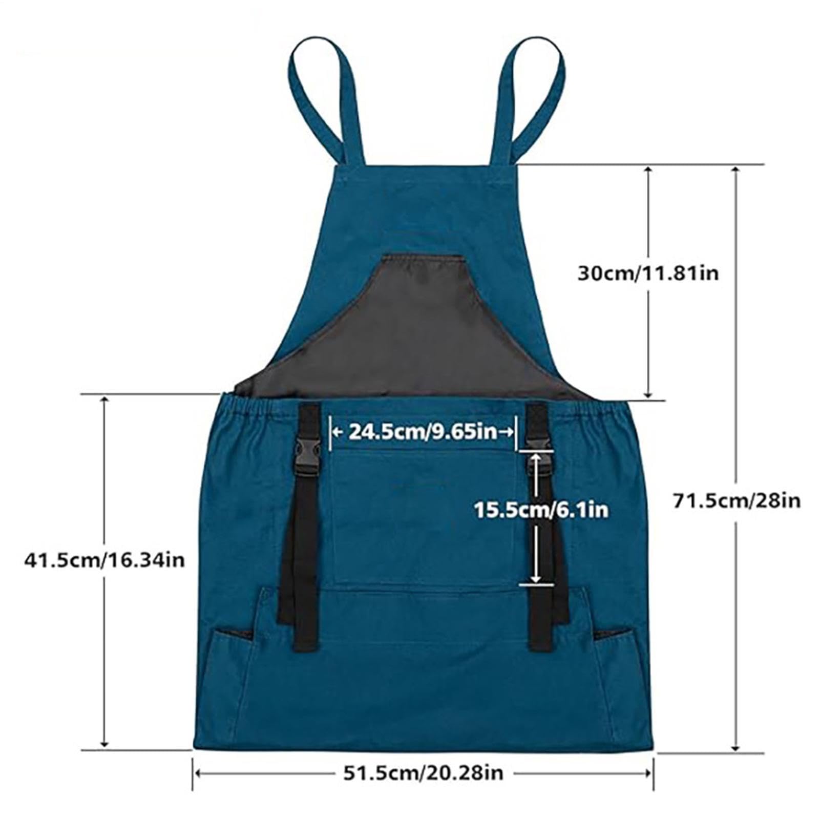 Generisch Ernteschürze Wasserdichte Arbeitskleidung aus Canvas | Tragbare Schürze mit Taschen für Gartenarbeit, Ernte, Sammeln von , Gemüse, Feld, Wiese, Outdoor, Frühjahr, Gärtner