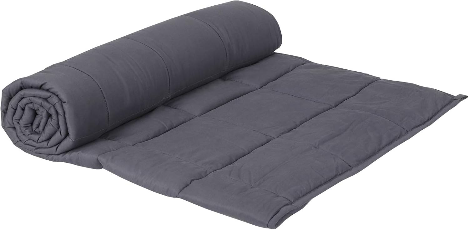 HomGarden Weighted Blanket 15lbs (48"x72",Twin Size) Heavy