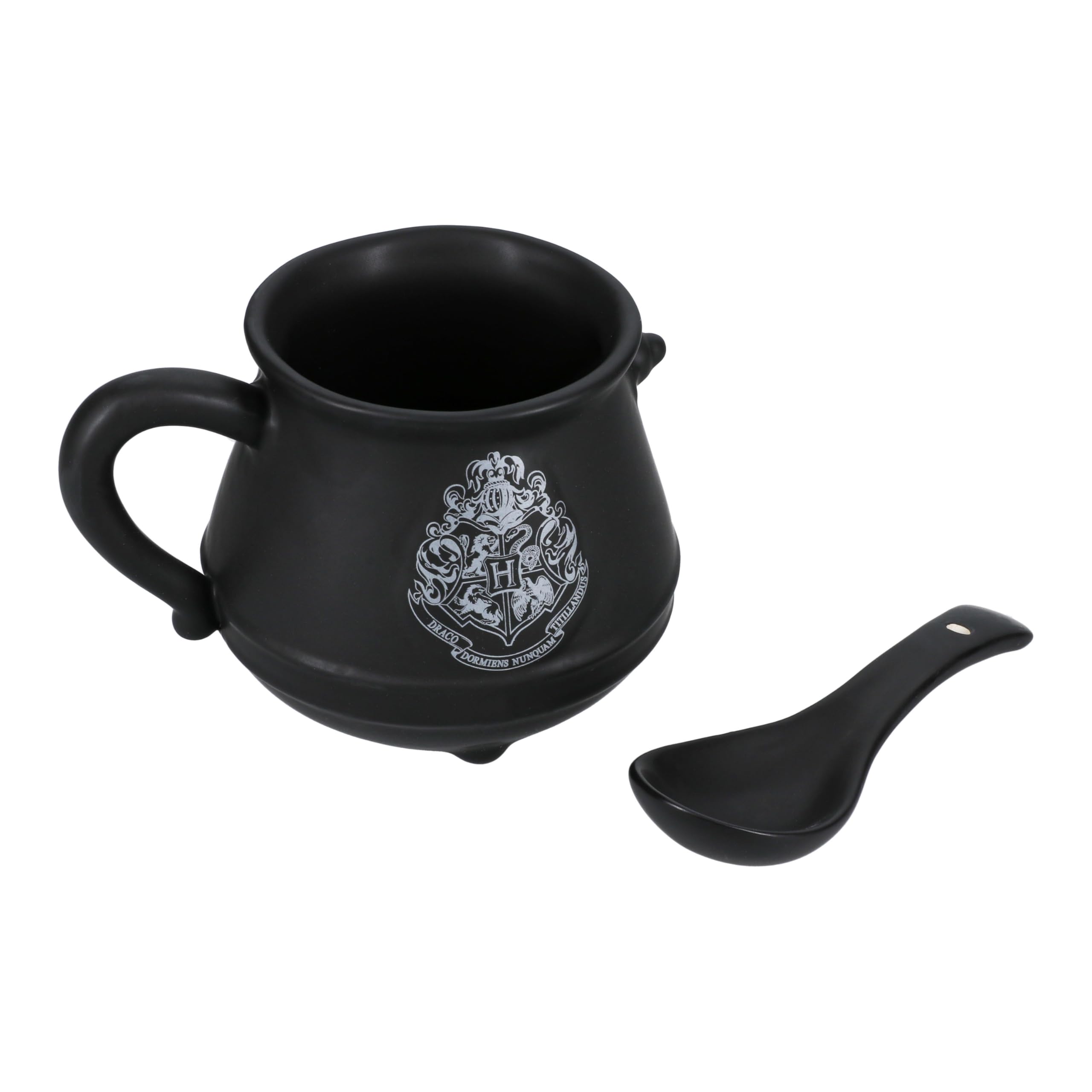 Harry Potter Cauldron Mug and Spoon Set - Officially Licensed Ceramic Soup Bowl for Hot Beverages, Wizarding World Merchandise 500ml (17 oz) | Paladone