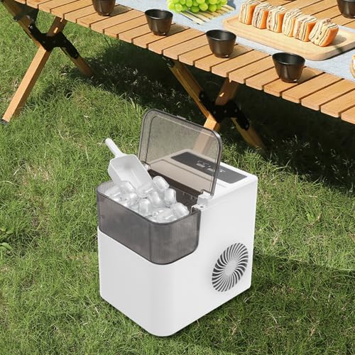 Máquina Portátil de Hielo para Encimera 1.4L 110V Blanca miniatura 4