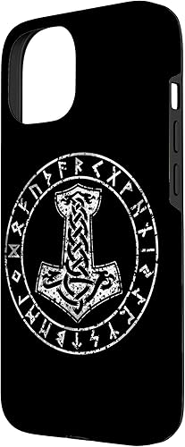 Miniatura 8 de Funda para iPhone 14 Mjolnir Thor Hammer Viking Norse Mythology