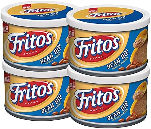 Fritos, Bean Dip Straight Pack, 9 Ounce (Pack of 4)