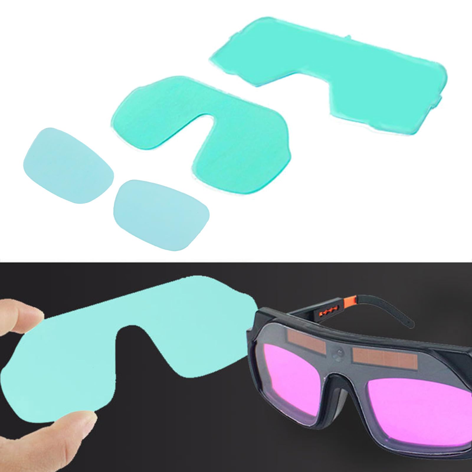 Welding Glass Car Darkening Welding Helmet Replacement Lenses Attachment Lenses For Welding Helmet
