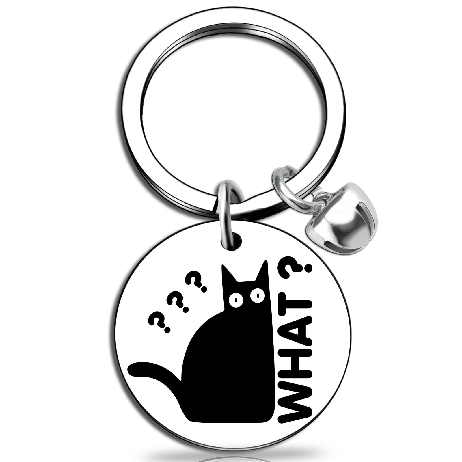 OEHEDOU Cute Cat Keychain Funny White Elephant Gifts For Adults Christmas Gifts For Girls Boys Women Men Stocking Stuffers