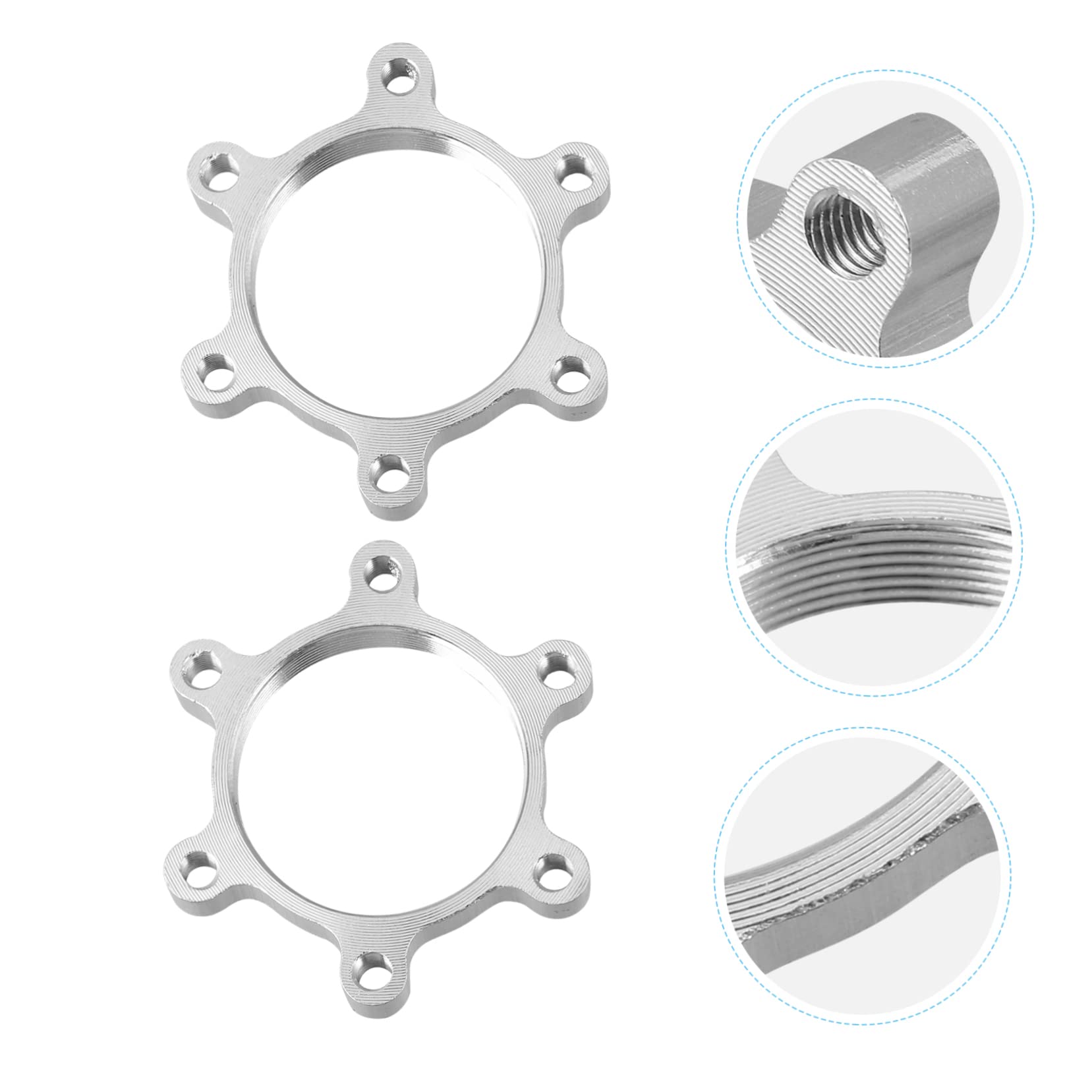 Balacoo Bike Disc Brake Rotor Steel Adapter Kit 6 Bolt Rotor Disc Adapter for Bike