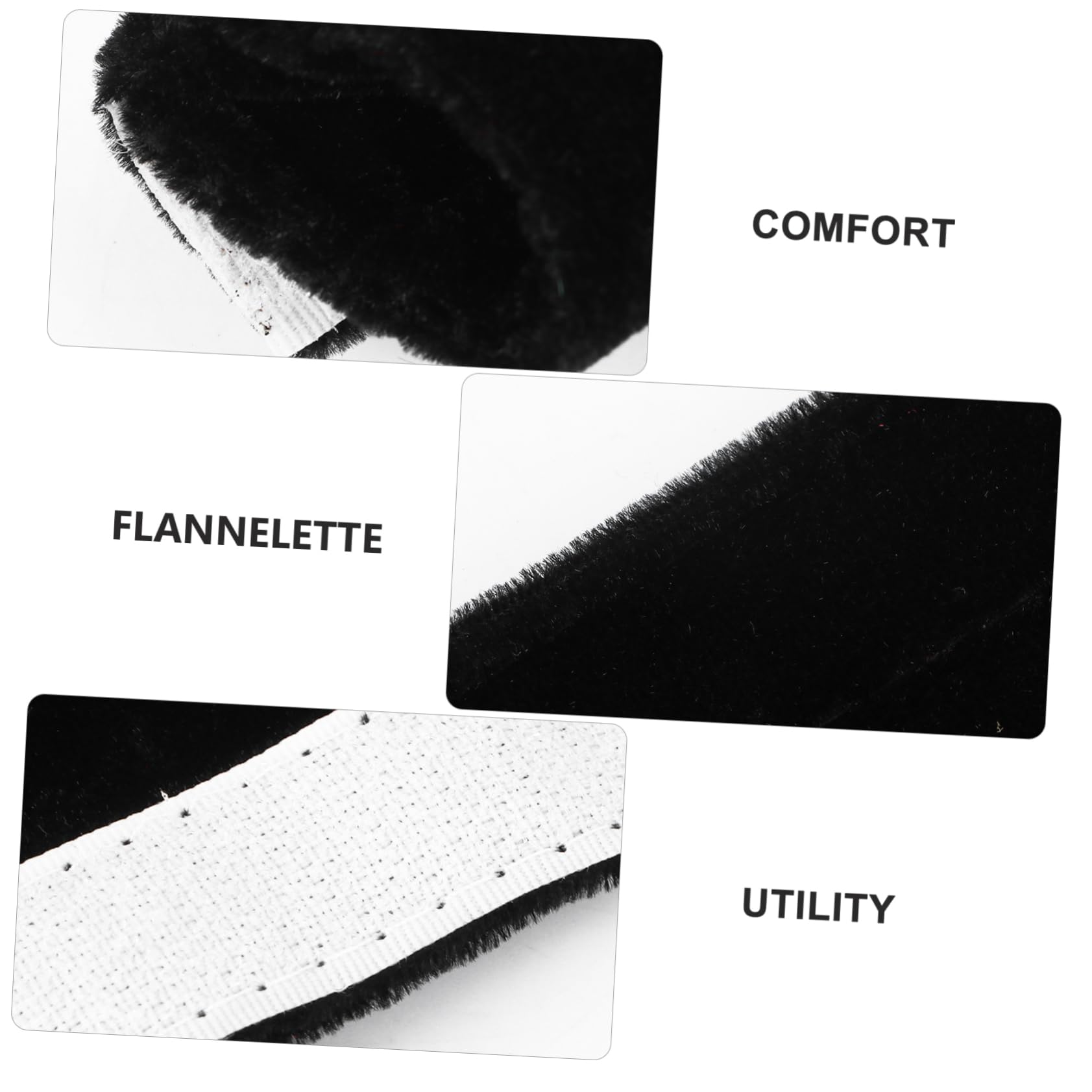 KOCKSHION 2Pcs Refrigerator Handle Covers Set Soft Protective Covers for Fridge and Kitchen Appliances Creative Solid Color Design Black Comfort and Protection