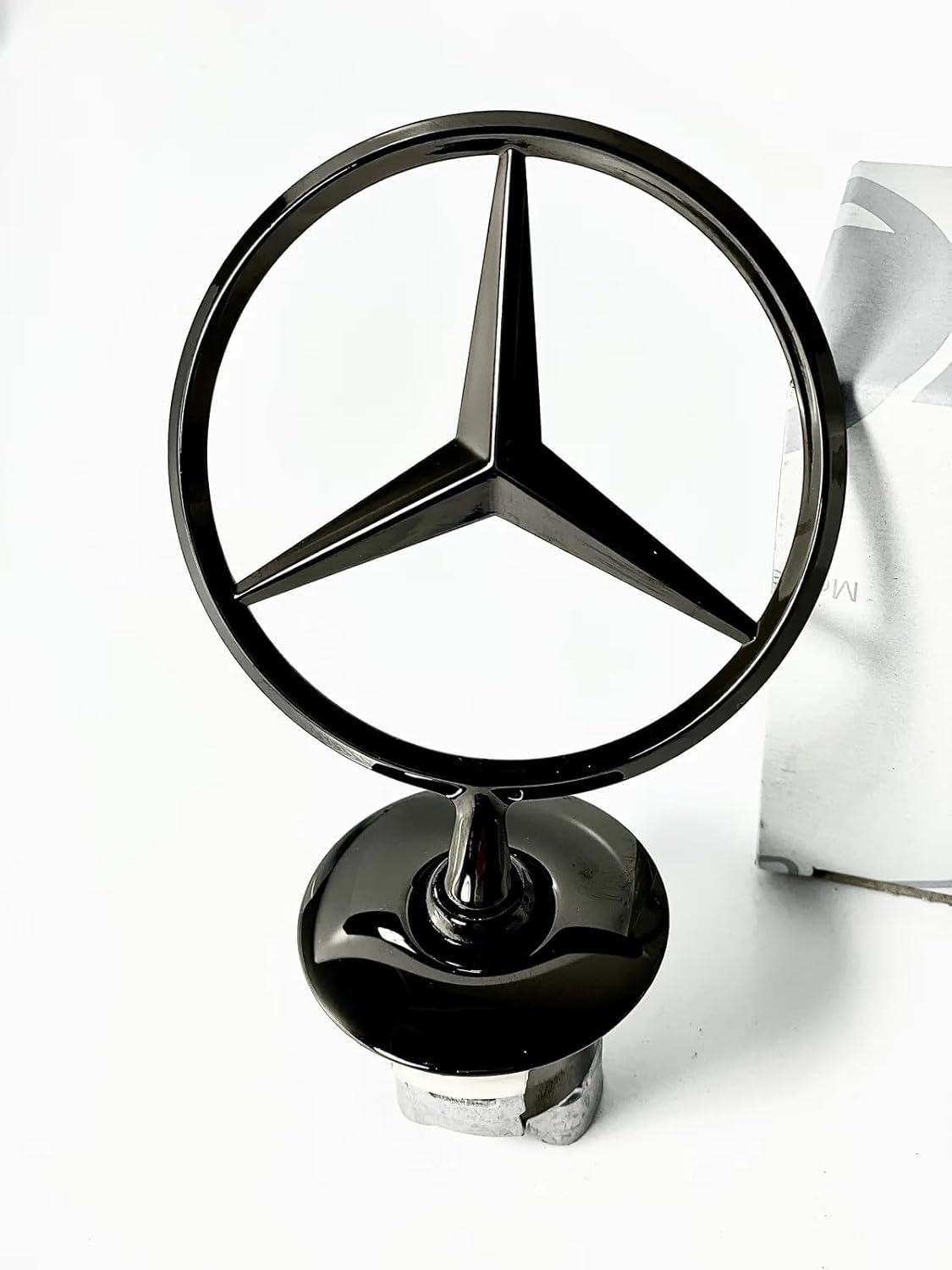 Mercedes-Benz Stern Motorhaube Schwarz Original A2238177300 für C-Klasse, E-Klasse, S-Klasse, GLS, CLK