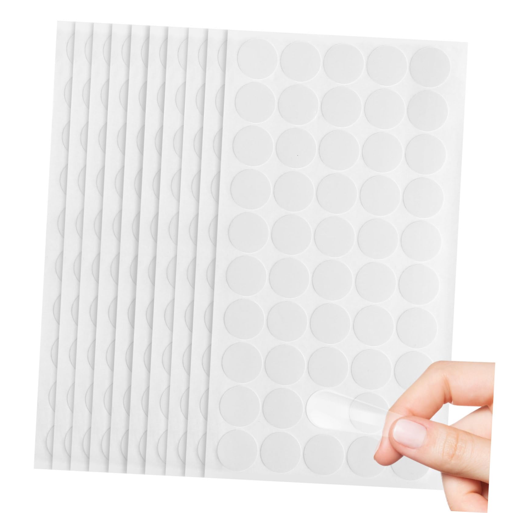 LALAFINA 10 Pack Double-Sided Sticky Dots High Adhesion Removable Adhesive Dots for Wall Decor Craft Projects