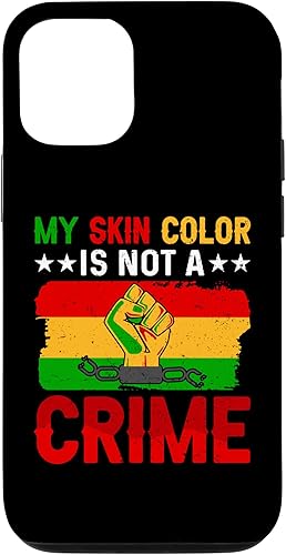 Miniatura 4 de Funda negra para iPhone 11 Pro My Skin Color Is Not A Crime African Pride Black History