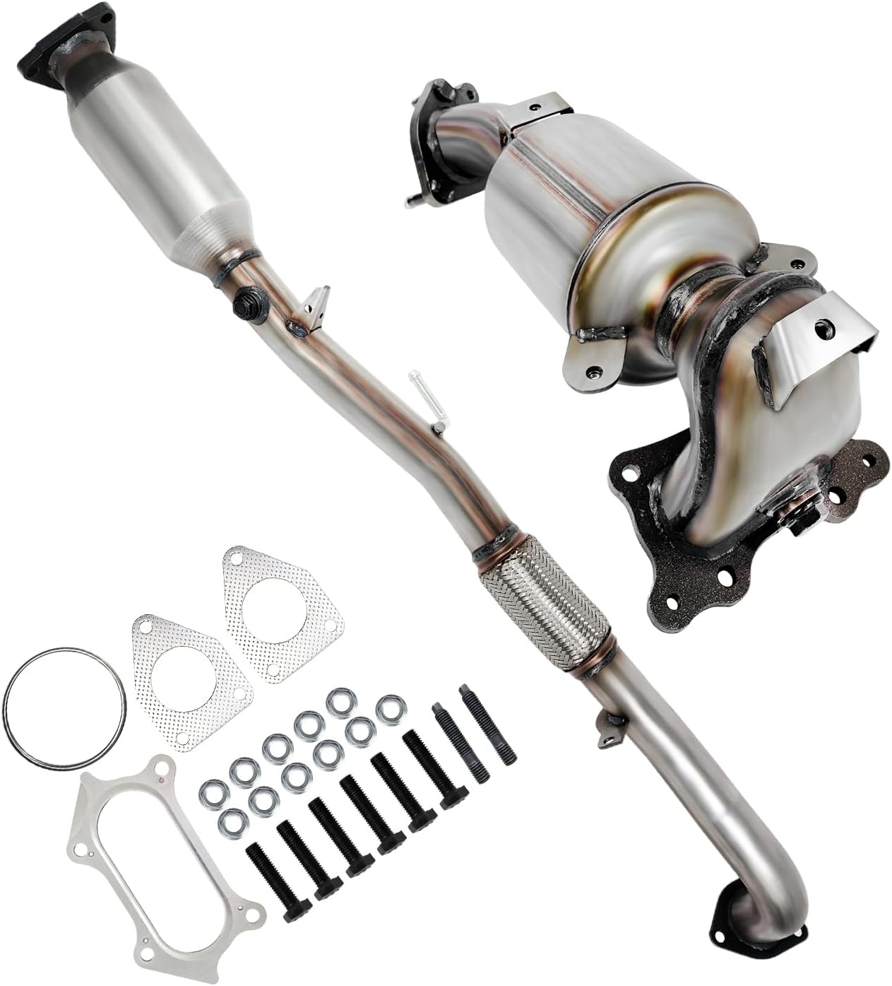 Catalytic Converter Compatible with 2013 2014 2015 2016 2017 Honda Accord, 2015-2019 Honda CRV CR-V/Acura TLX 2.4L l4 Catalytic Convertor, Front (EPA Compliant)