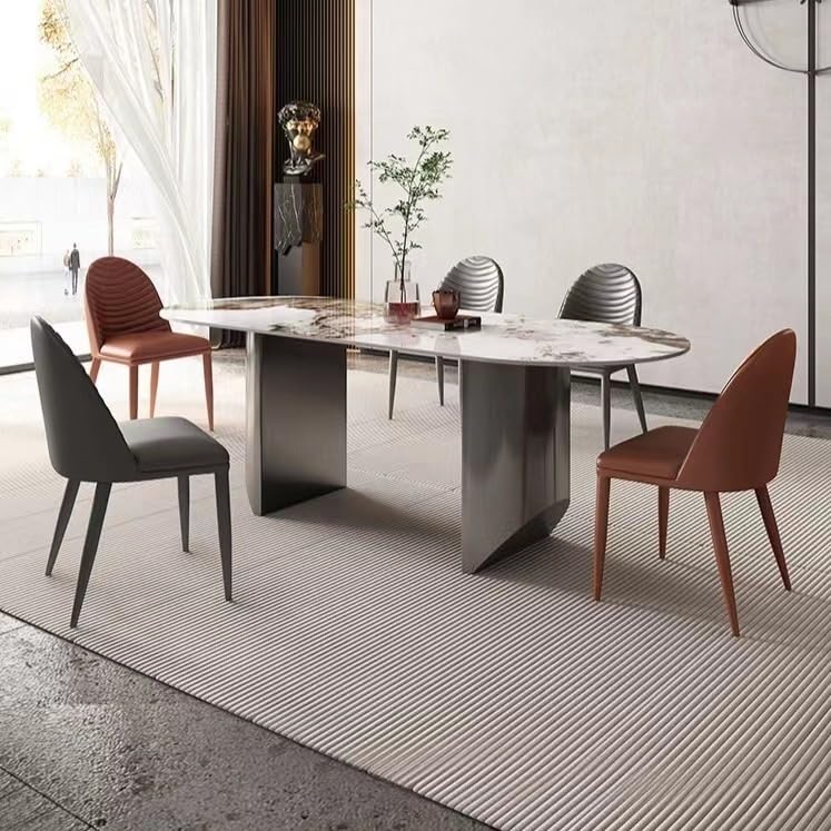 Sedia da Scrivania Sedia da pranzo leggera di lusso, moderna, semplice, for la casa, sedia nordica italiana, comoda trucco for hotel