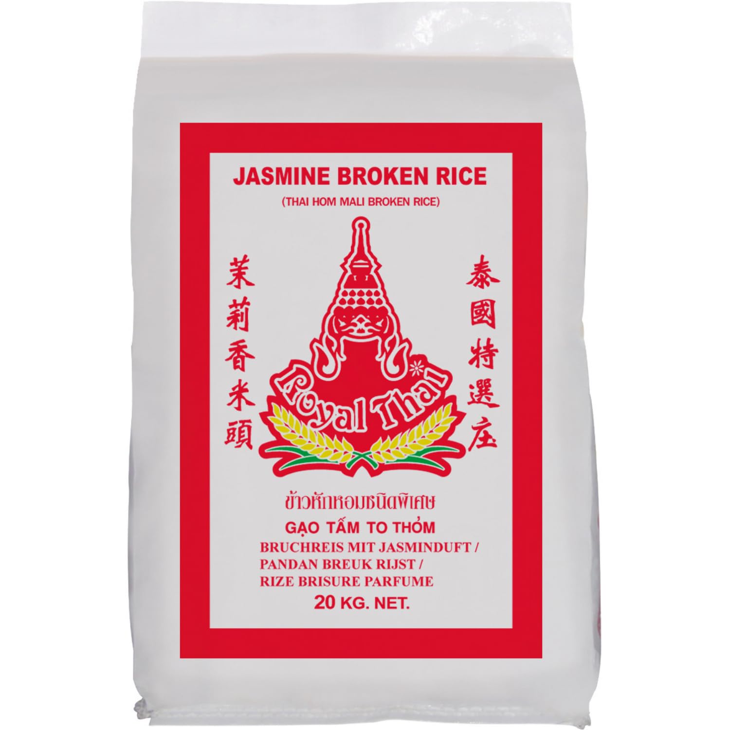 ROYAL THAI RICE - Riso Jasmine spezzato - 1 X 20 KG