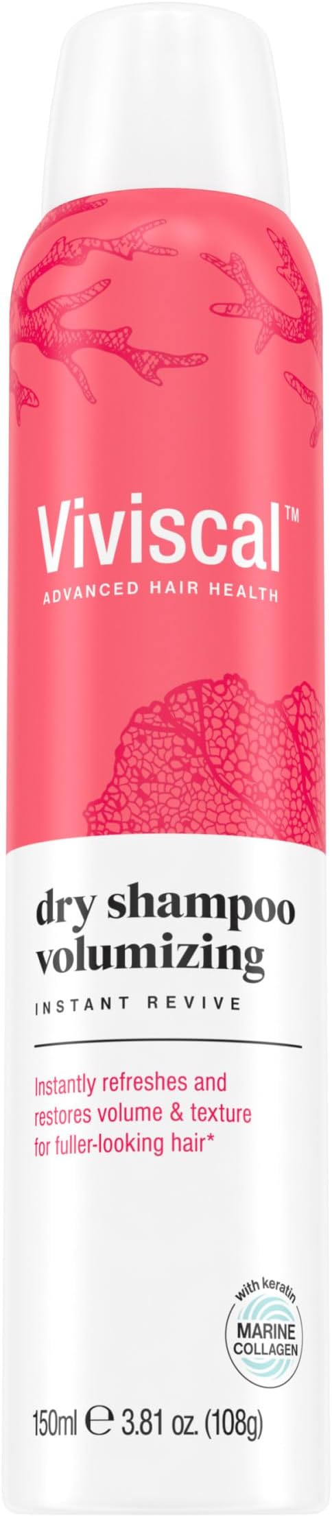 Volumizing Dry Shampoo, Refresh Hair and Absorb Oil Between Washes, Waterless Shampoo for Added Hair Texture and Body, 150ml