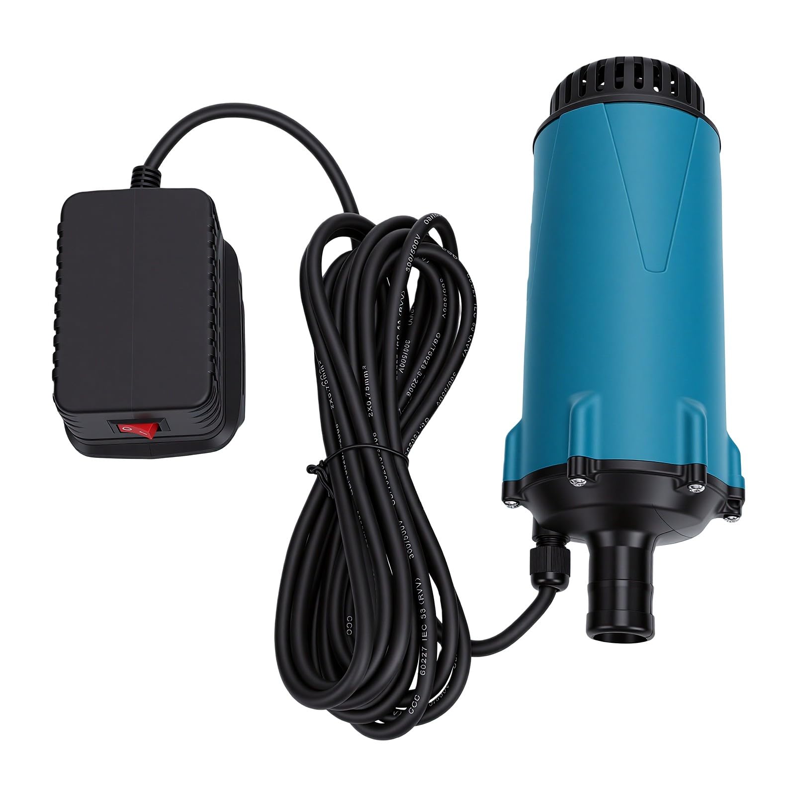 banapoy Bomba de Transferencia de Agua, Bomba Sumergible Inalámbrica con Batería de 120 L, Eléctrica Portátil con Configuración Rápida y Funda Protectora, para Piscina, Estanque, Jardín, Granja,