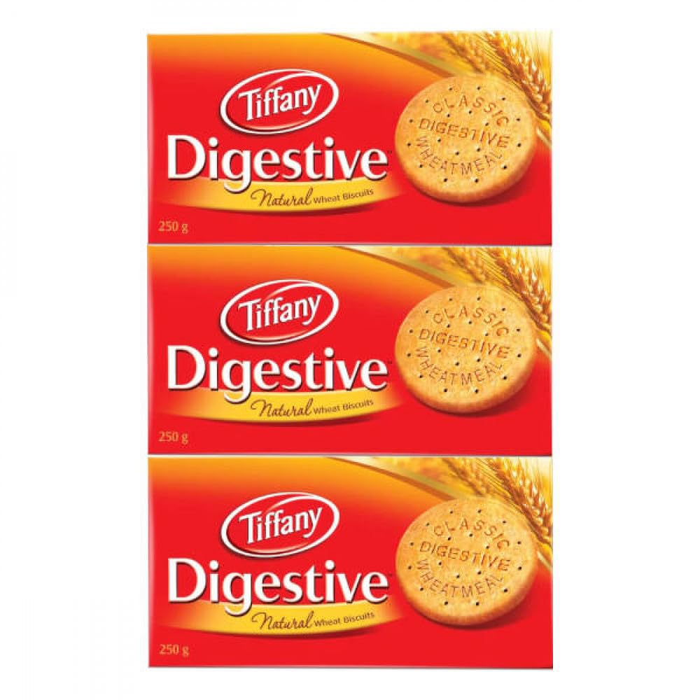 TiffanyDigestive Biscuits, 3 x 250g
