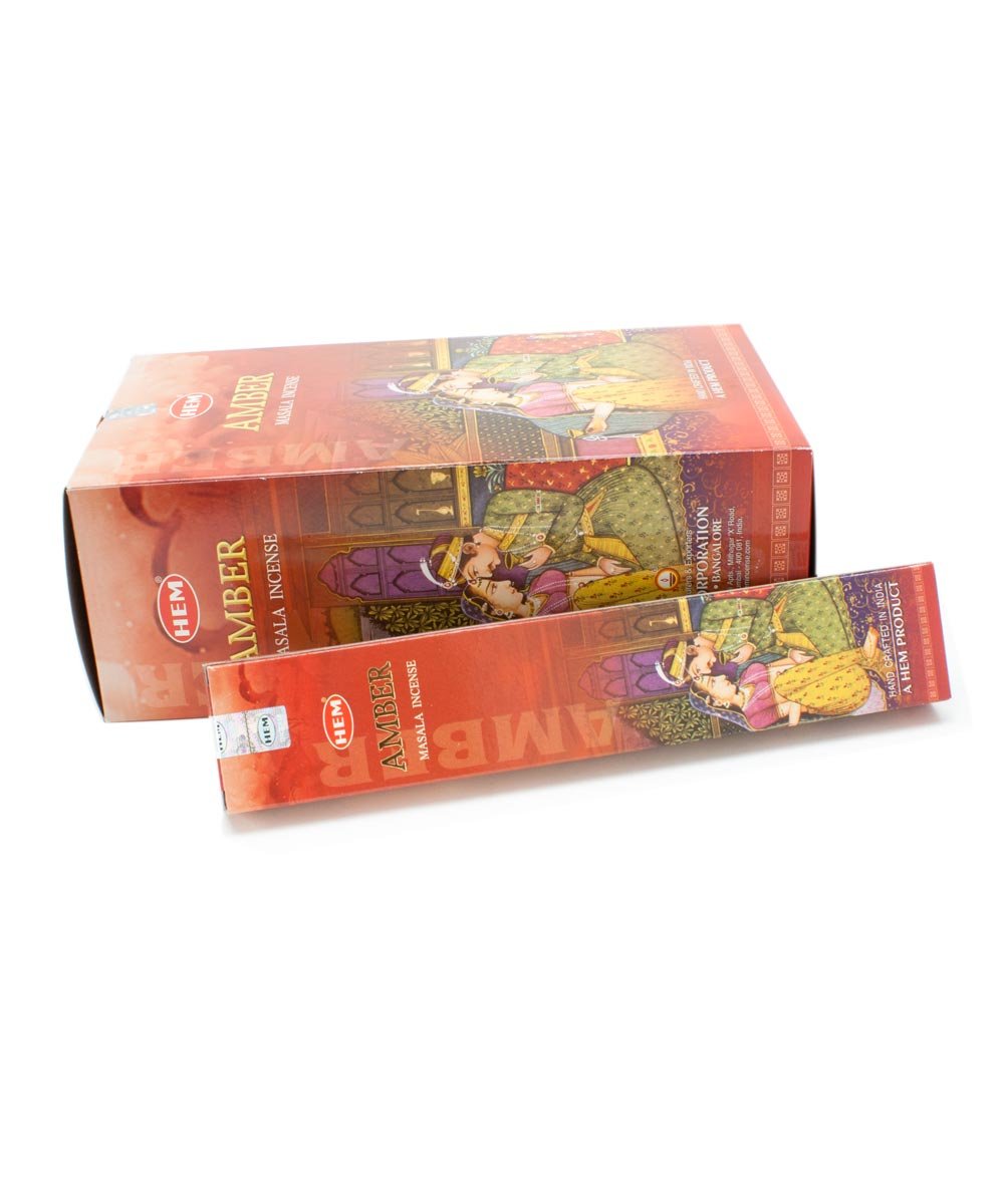 HEM Amber Masala Incense (12 Packs)