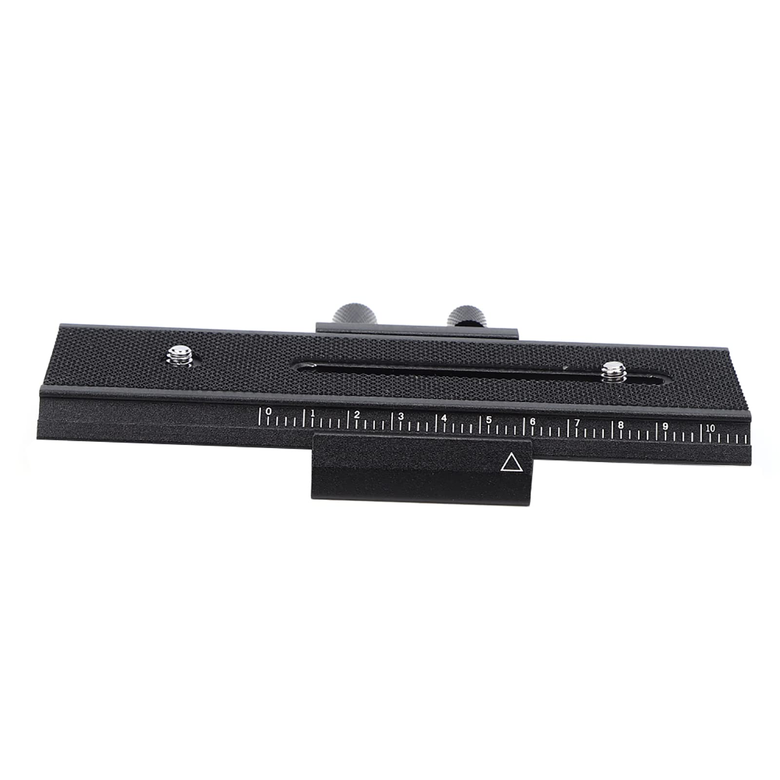 11cm Glissière sur, Curseur de Rail Mise au Point Macro à 2 Voies avec Rail pour caméra vis Montage Montage 1 4 "pour Une Prise Vue rapprochée Universelle po appareils Photo DSLR glissière Prise Vue