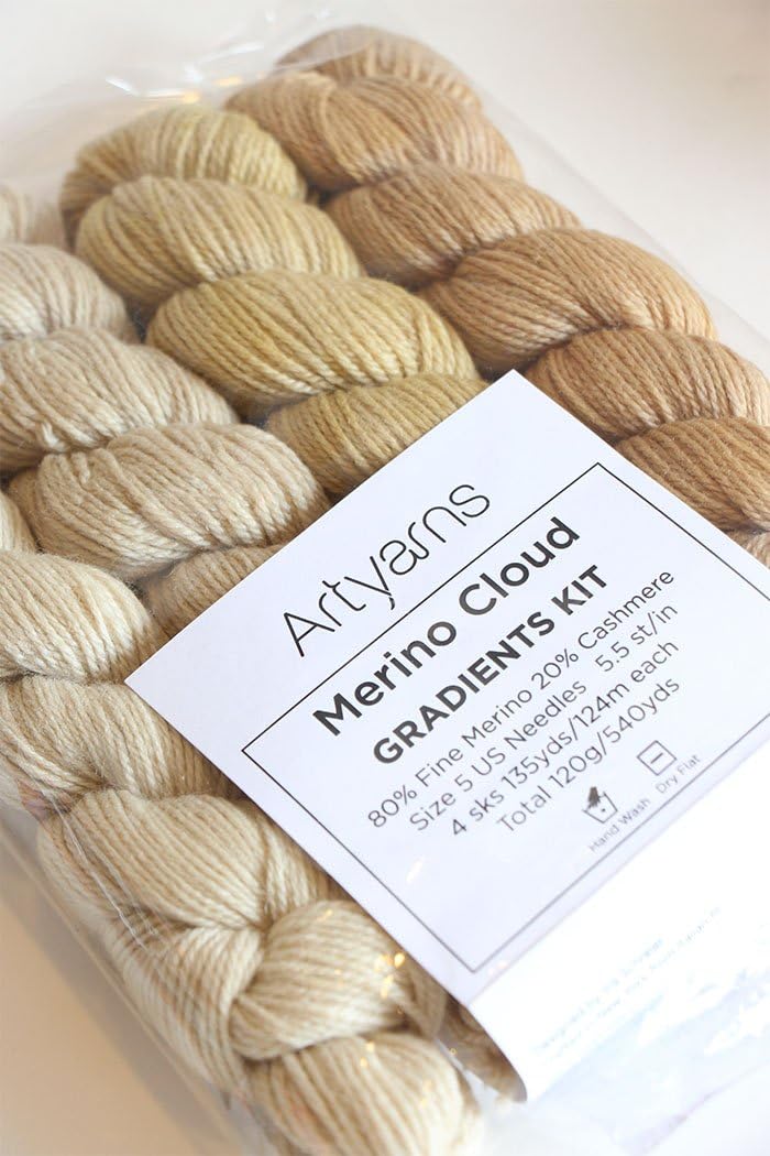 Artyarns Gradient Shawl (Golds)