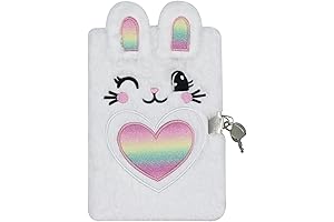 Plush Bunny Fuzzy Diary