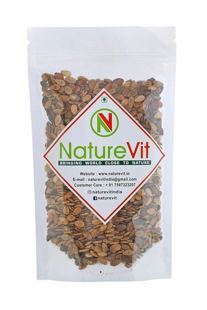 NatureVit Whole Watermelon Seeds for Eating, 400g | Tarbooj Beej | Watermelon Seeds with Skin | Roast & Eat-picture-21