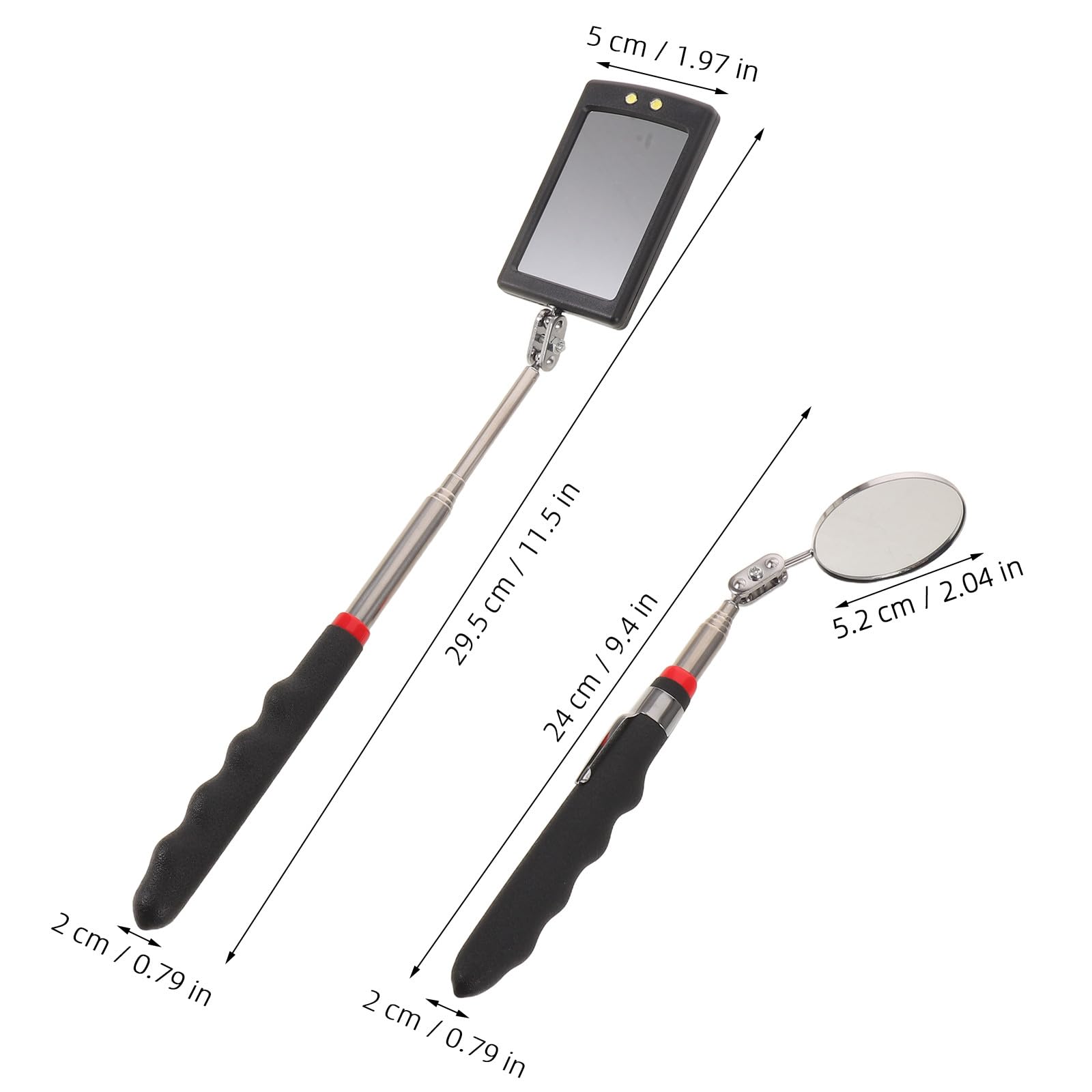 Gatuida 1 Set magnetisches Aufnahmewerkzeug mit Taschenlampe und