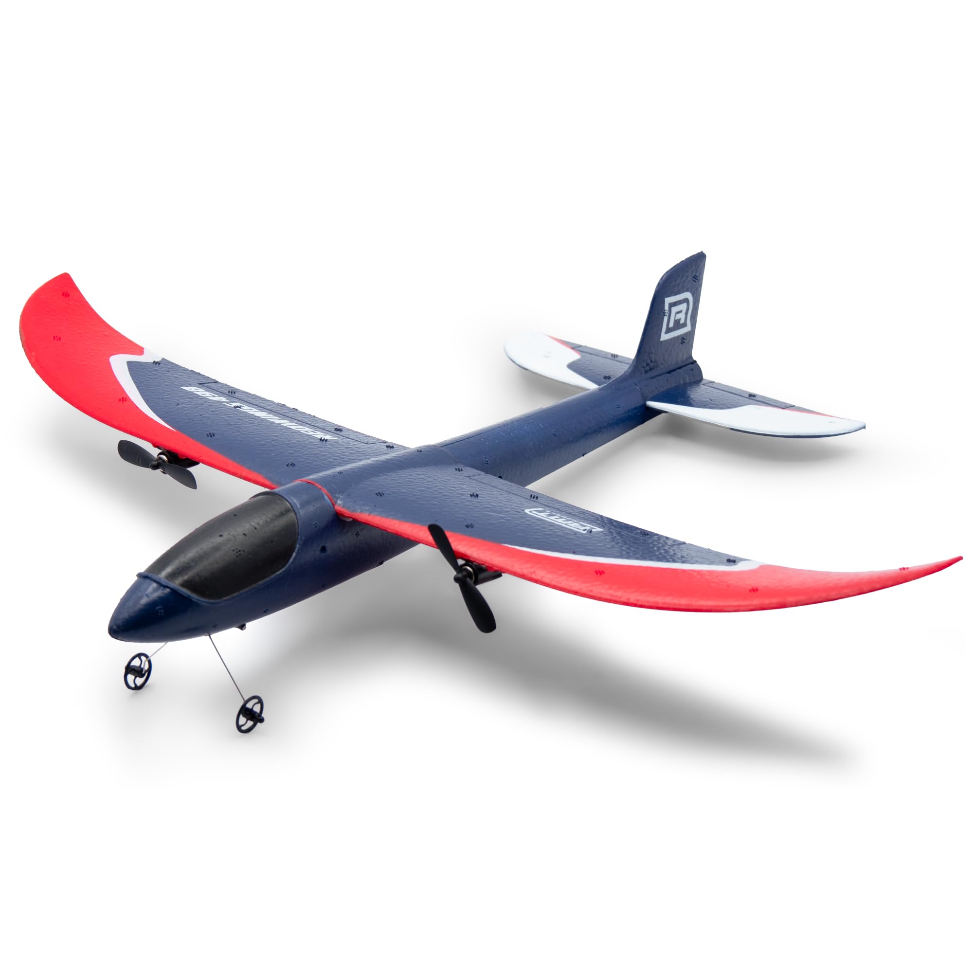 RC Airplane RMT Redwings 498 – wysokiej jakości model RTF z 2 silnikami, konstrukcja EPP, czas lotu 25 minut i sterowanie 2,4 GHz, idealny dla początkujących i dzieci