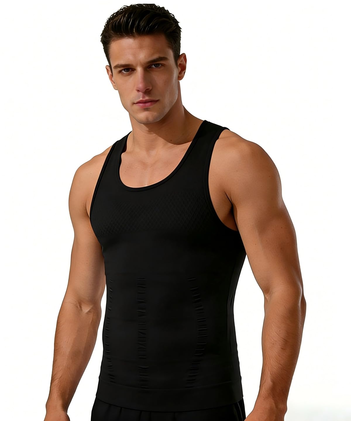 Casey Kevin Chaleco Reductor Hombre Adelgazar Slim Body Shaper Camiseta Interior Sin Mangas