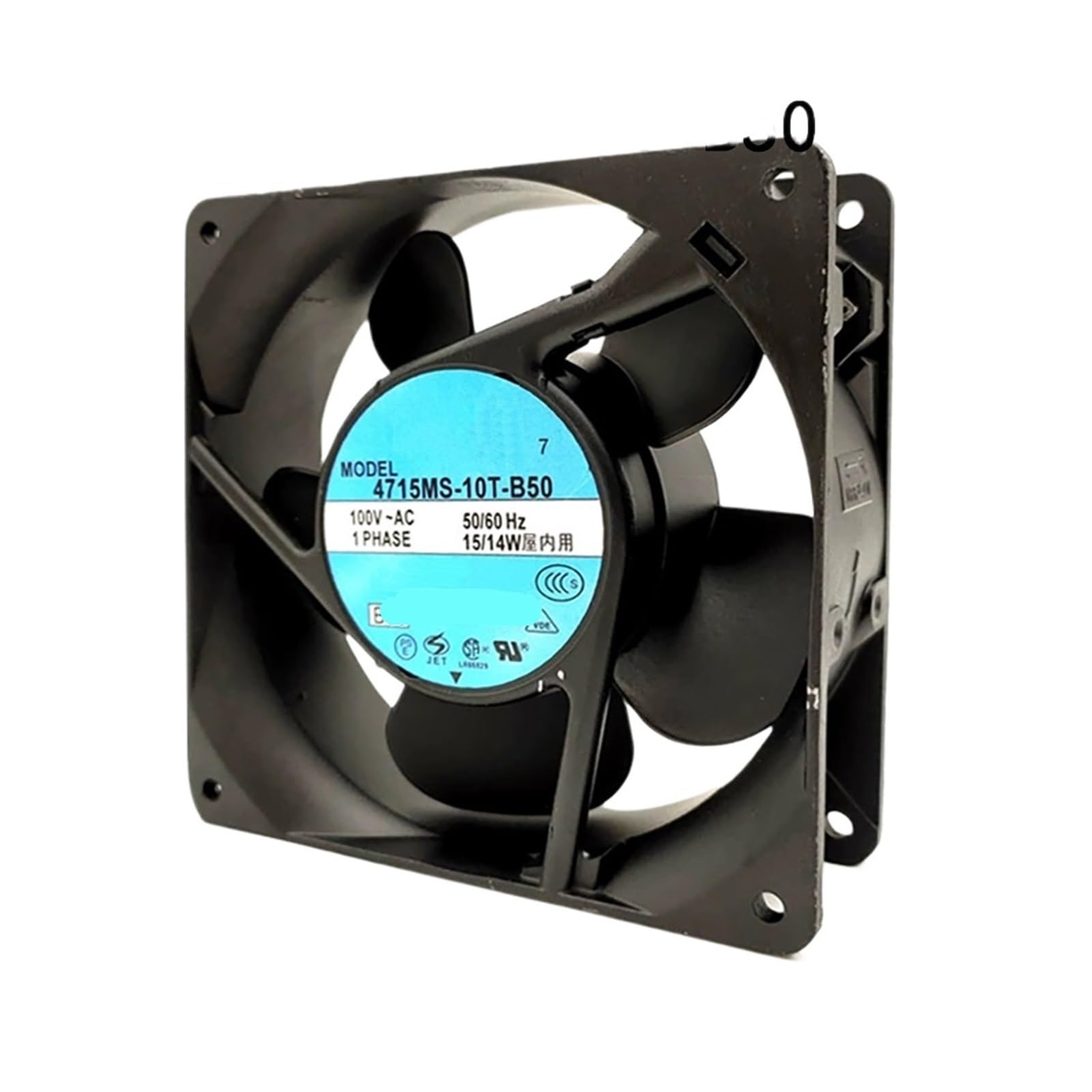 YLPWKMVZ 4715MS-10T-B50 100VAC 15/14W 50/60HZ 1Phase 120 * 120 * 38mm Silent Cooling Fan