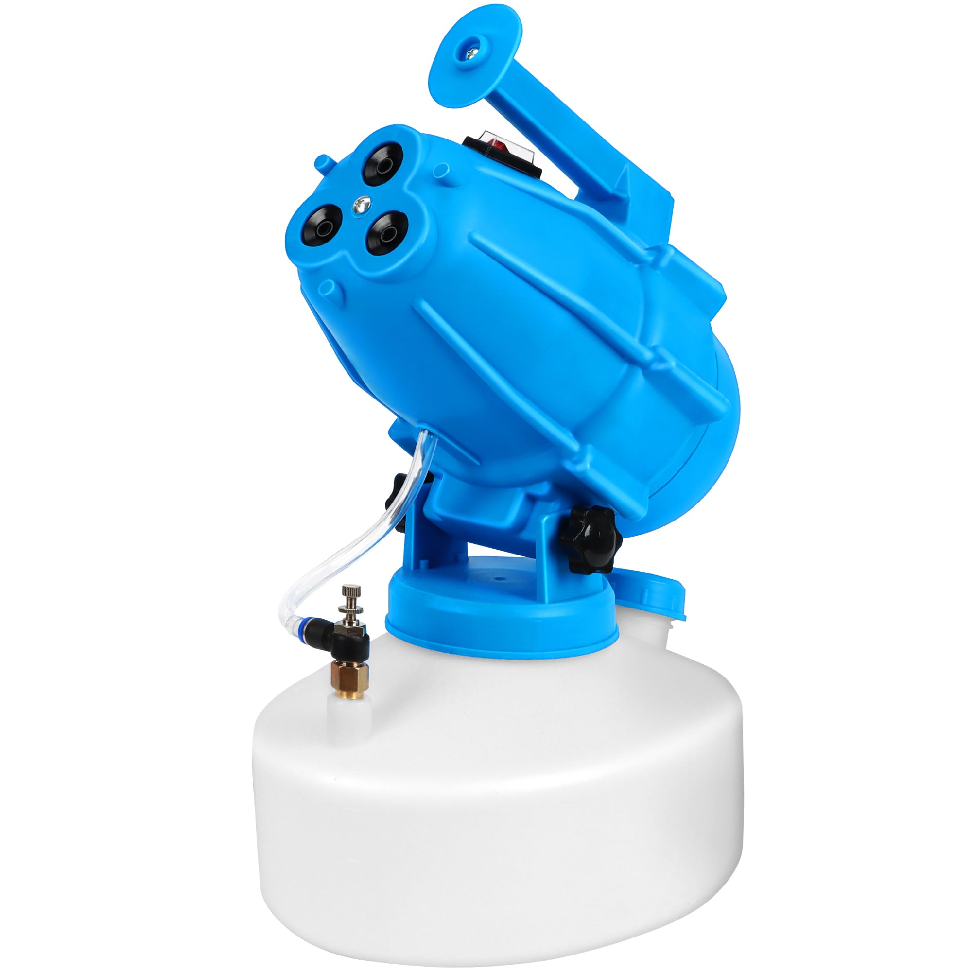 5L (1.3 Gallon) Electric ULV Fogger Sprayer Machine with 3 Nozzles, Portable Cold Fogger with Adjustable Flow Rate, 30ft Spraying Distance for Home, School, Hotel, Church, Garden, Yard