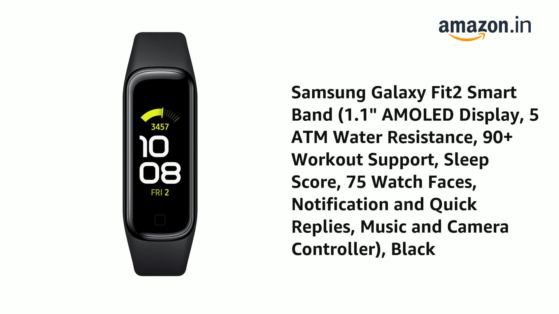 Amazon.in: Buy Samsung Galaxy Fit2 Smart Band (1.1\