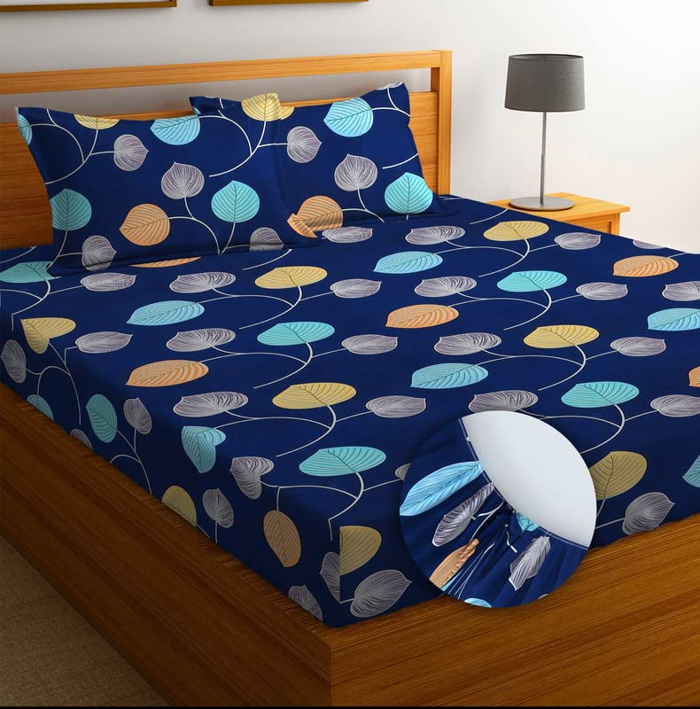 See full amazon price history chart for BSB HOME Premium Cotton All Round Elastic Fitted Bedsheets with 2 Pillow Covers | Double Bed with Longlasting 180 TC Supersoft Wrinklefree | for 78x72+10 Mattress (Floral, Dark Blue) BSB HOME Premium Cotton All Round Elastic Fitted Bedsheets with 2 Pillow Covers | Double Bed with Longlasting 180 TC Supersoft Wrinklefree | for 78x72+10 Mattress (Floral, Dark Blue) (B0BVFFYRJS) Amazon Price History, Amazon Price Tracker