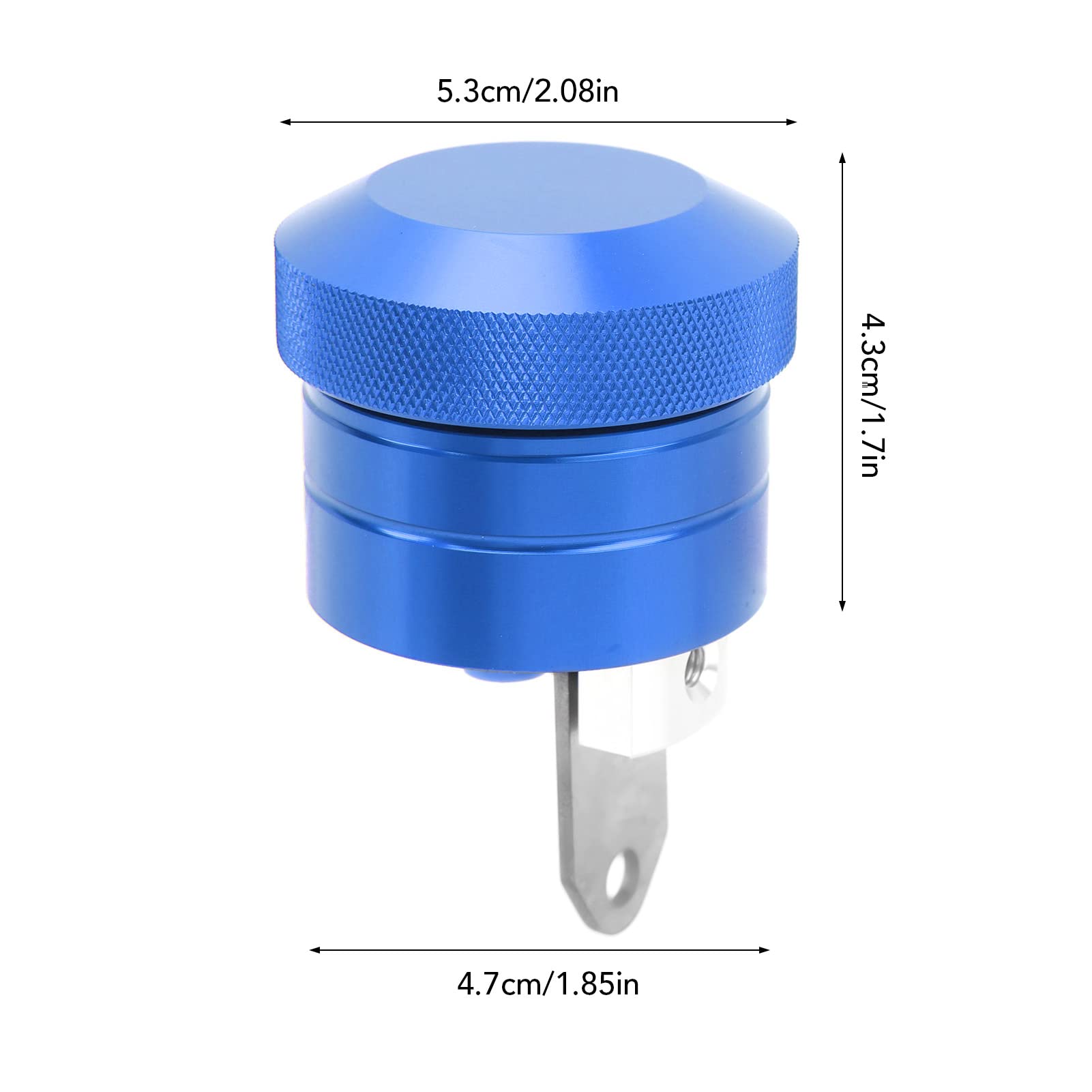 Oliatore per Catena per Moto, Oliatore per Catena per Moto a Controllo Manuale, Parte della Coppa Dell'olio per Moto, Accessori Modificati, Facile da Usare (Blu)