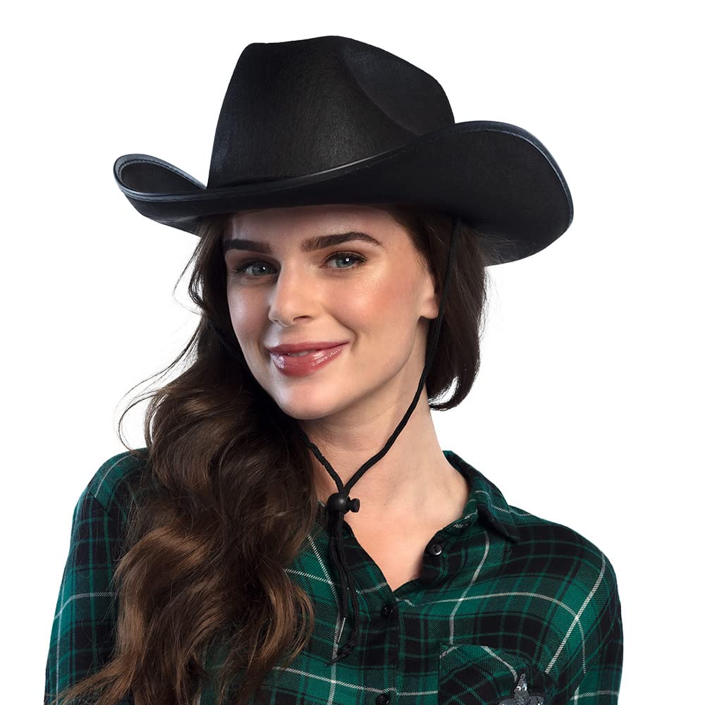 Boland - Chapeau de Cow-Boy pour Adulte, Couvre-Chef pour Costume, shérif, Cavalier de rodéo, Wild West, Costume, Carnaval, fête à thème