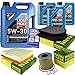 Produktbild Filter Set Inspektionspaket 8 Liter Liqui Moly Motoröl Longtime High Tech 5W-30 MANN-FILTER Innenraumfilter Luftfilter Ölfilter