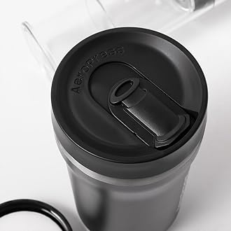 AeroPress Go Plus, Small Portable Coffee Maker for Travel & Camping - 3 In 1 Brew Method Combines French Press, Pourover, Espresso, Full Bodied Coffee without Bitterness, Coffee Press Kit - Black