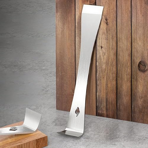 Raspador multiherramientas de 6.7 pulgadas, barra de palanca, multiherramienta triple, herramienta de barra plana de acero de alto carbono para