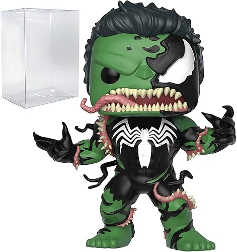 POP Marvel: Venom - Figura de vinilo venomizada de Hulk Funko Pop! (paquete con funda protectora compatible con POP Box), multicolor de 3.75 pulgadas