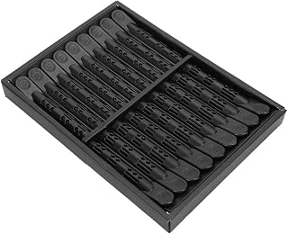 18pcs Professional Hair Roller Set for DIY Wavy Curly Hair Styling Tool - Safe Non-Irritating Material (Black)
